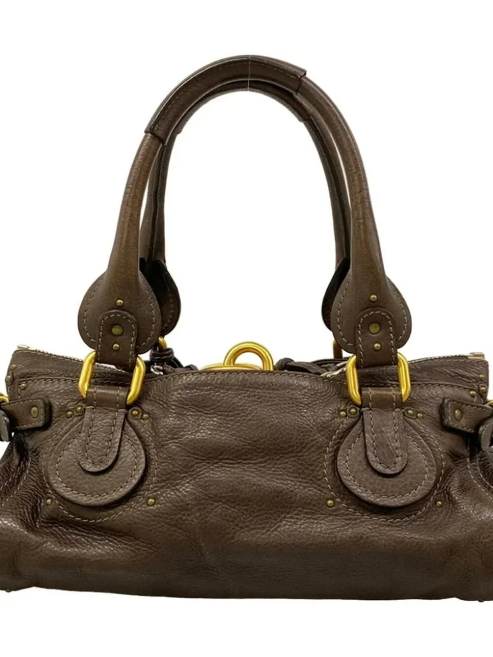 Chloe Paddington Dark Brown Leather Handbag